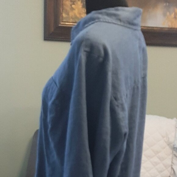 Tommy Hilfiger 100% Linen Denim Button Down Shirt - Picture 3 of 8